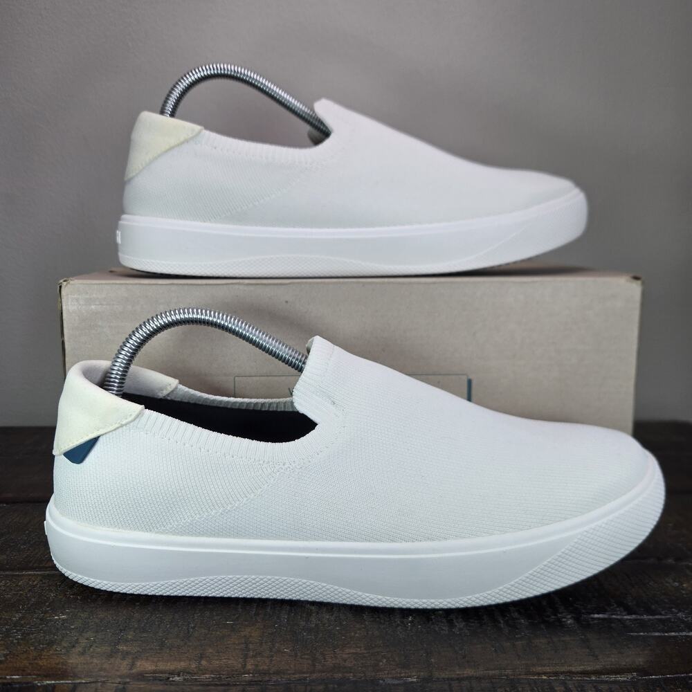 Vessi Boardwalk Slip On Womens Size 10 Waterproof Shoes Sneakers Sail White